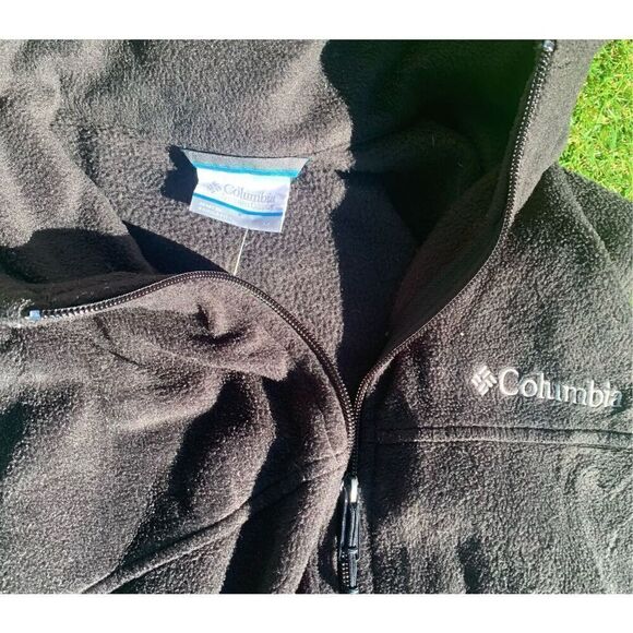 Columbia Sportswear BLACK Fleece Jacket Vest Mens SZ M - Picture 2 of 5